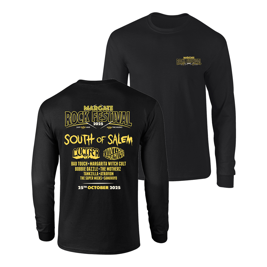 Margate Rock Festival 2025 Longsleeve - Black