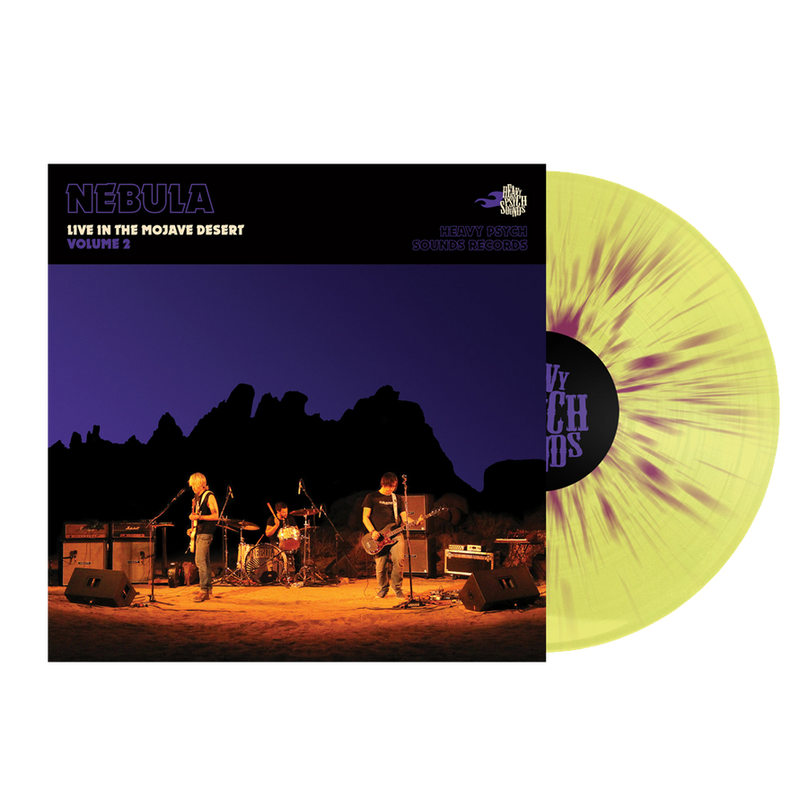 Nebula - Live In The Mojave Desert Volume 2. Vinyl LP - Yellow Transparent/Purple Splatter