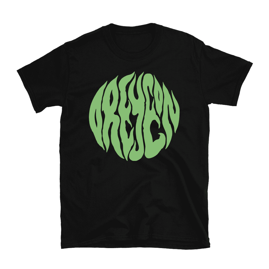 Oreyeon - Green Logo T-Shirt - Black