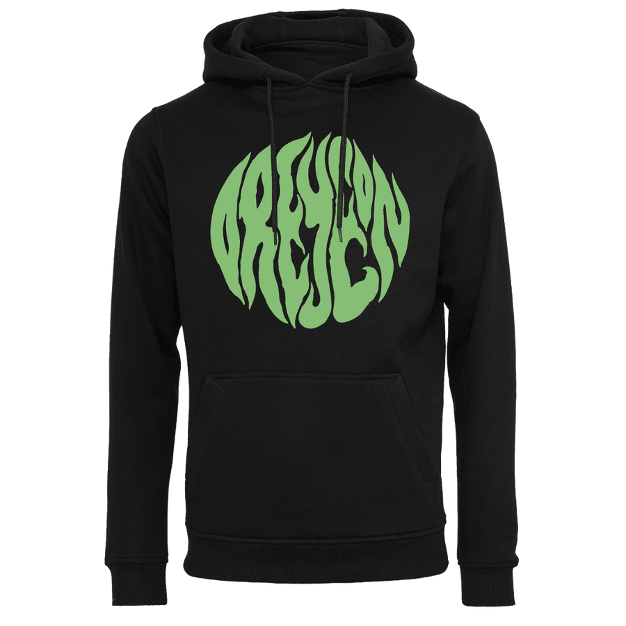 Oreyeon - Green Logo Pullover Hoodie - Black