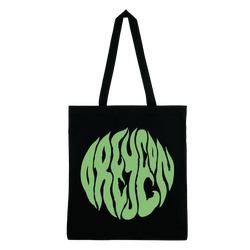 Oreyeon - Green Logo Tote Bag - Black