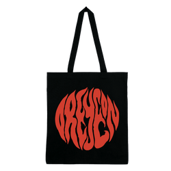 Oreyeon - Red Logo Tote Bag - Black