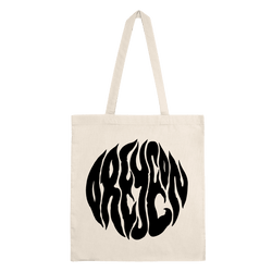 Oreyeon - Black Logo Tote Bag - Natural