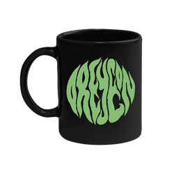 Oreyeon - Green Logo Mug - Black