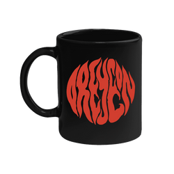 Oreyeon - Red Logo Mug - Black