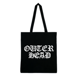 Outer Head - Logo Tote Bag - Black