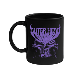Outer Head - Catdemonium (Purple) Mug - Black