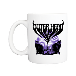 Outer Head - Catdemonium (Black/Purple) Mug - White