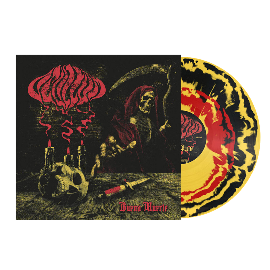 Ocultum - Buena Muerte Vinyl LP - Tie Dye Yellow/Black/Red