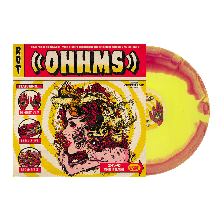 OHHMS - Rot Vinyl LP - Red & Yellow Swirl