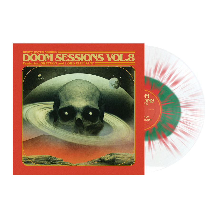 Oreyeon & Lord Elephant – Doom Sessions Vol. 8 Vinyl LP - Clear, Green & Red Splattered