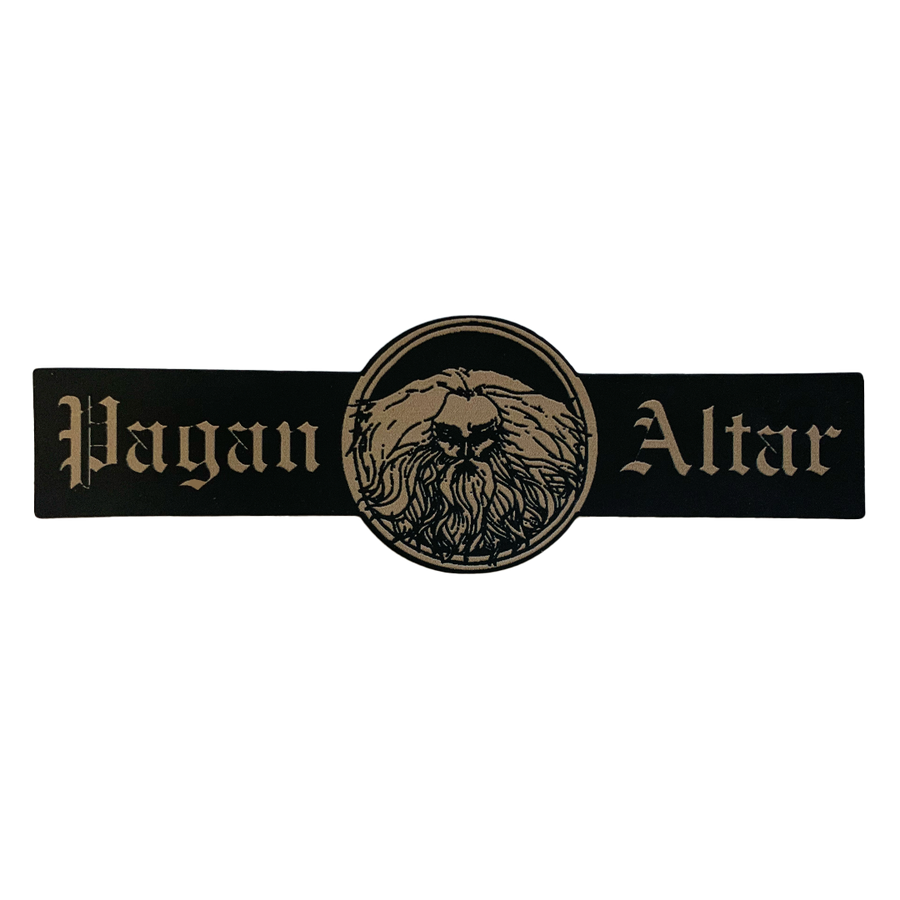 Pagan Altar - Logo Leather Patch