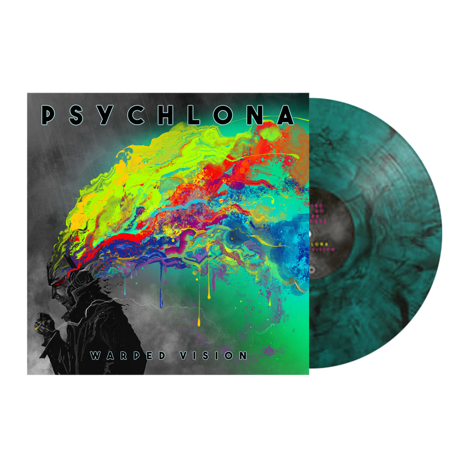 Psychlona - Warped Vision Vinyl LP - Green & Black Marble