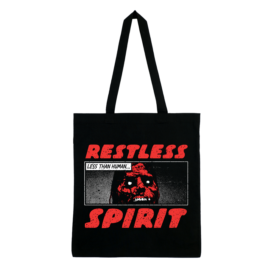 Restless Spirit - Less Than Human Tote Bag - Black