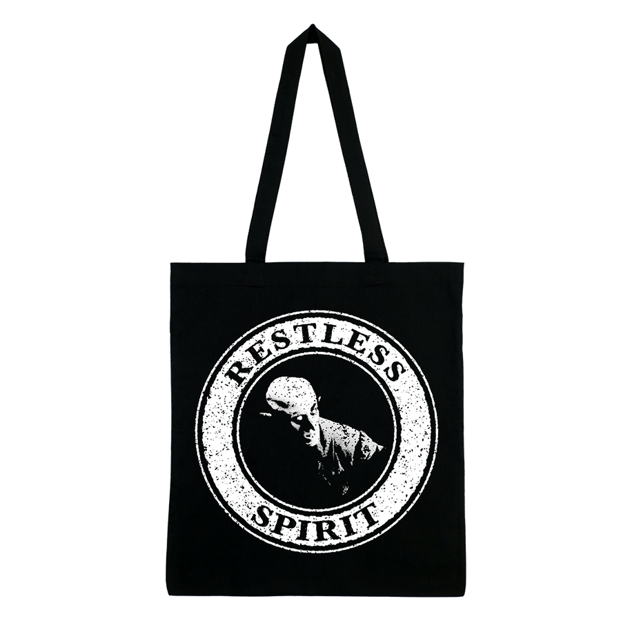 Restless Spirit - Nosferatu Emblem Tote Bag - Black