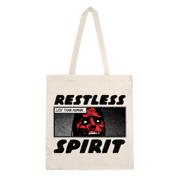 Restless Spirit - Less Than Human Tote Bag - Natural