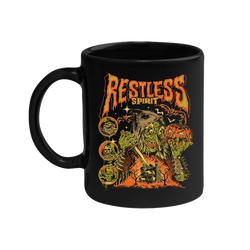 Restless Spirit - Witch Mug - Black