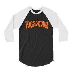 Rigs of Doom - Logo Raglan - Black/White