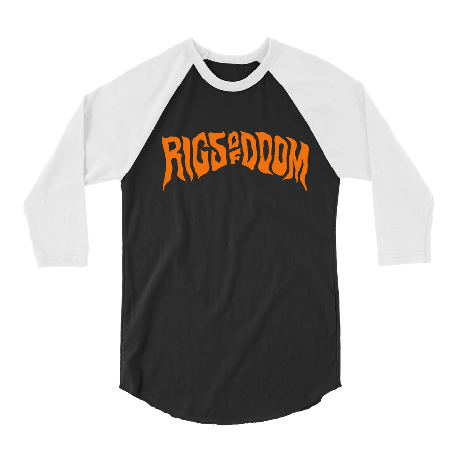 Rigs of Doom - Logo Raglan - Black/White