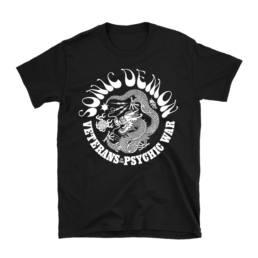 Sonic Demon - Psychic War Dragon T-Shirt - Black