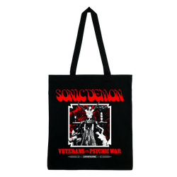 Sonic Demon - Psychic War Altar Tote Bag - Black