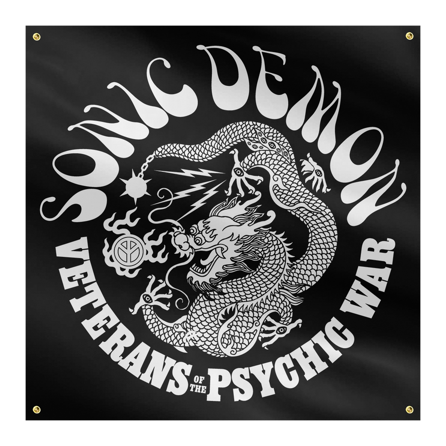 Sonic Demon - Psychic War Dragon Black Flag