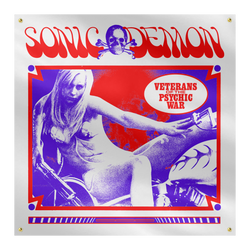Sonic Demon - Psychic War Chopper Girl White Flag