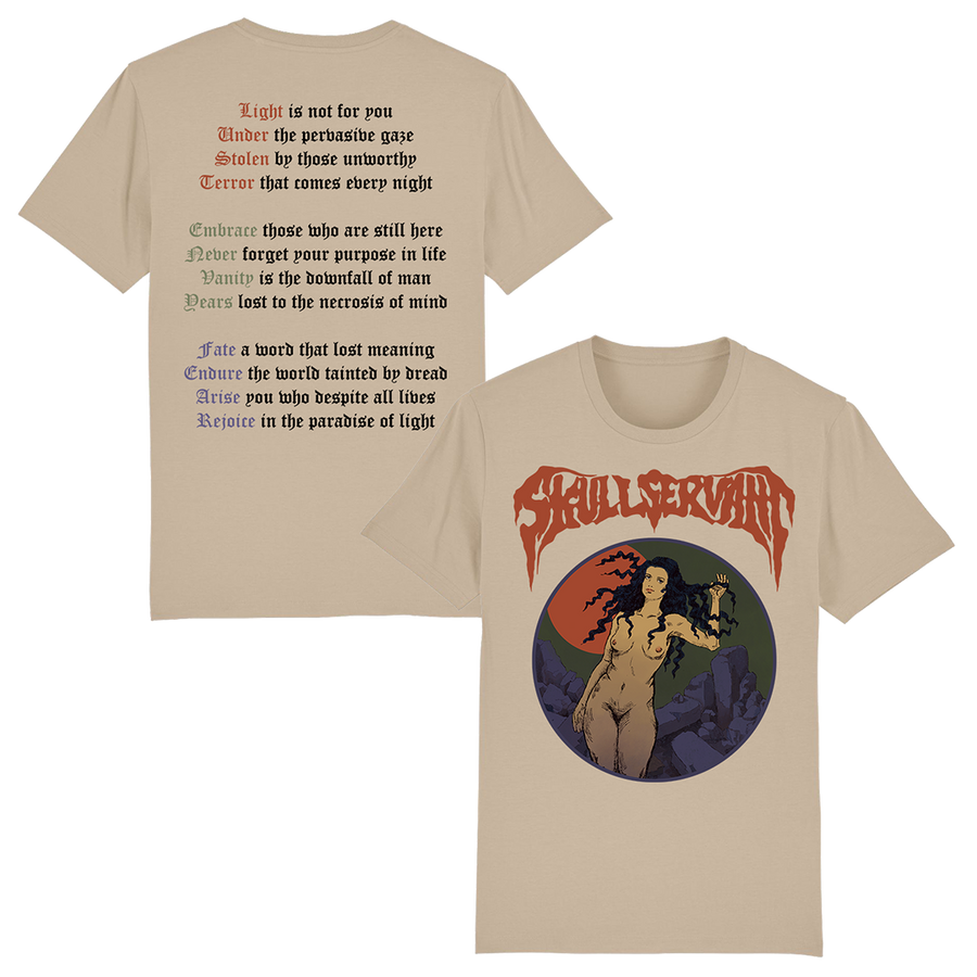 Skull Servant - Astral Apothecary T-Shirt - Sand