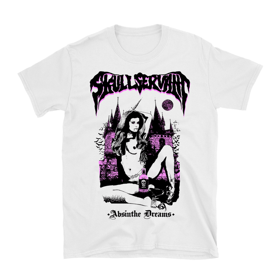 Skull Servant - Absinthe Dreams T-Shirt - White