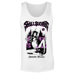 Skull Servant - Absinthe Dreams Tank Top - White