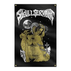 Skull Servant - Serpent Priestess Flag