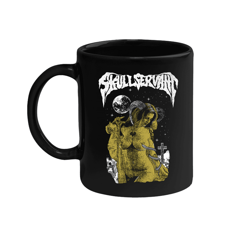 Skull Servant - Serpent Priestess Mug - Black