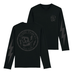 Sonic Taboo - Skull Logo (Black) Longsleeve - Black
