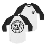 Sonic Taboo - Skull Logo (Black) Raglan - White/Black