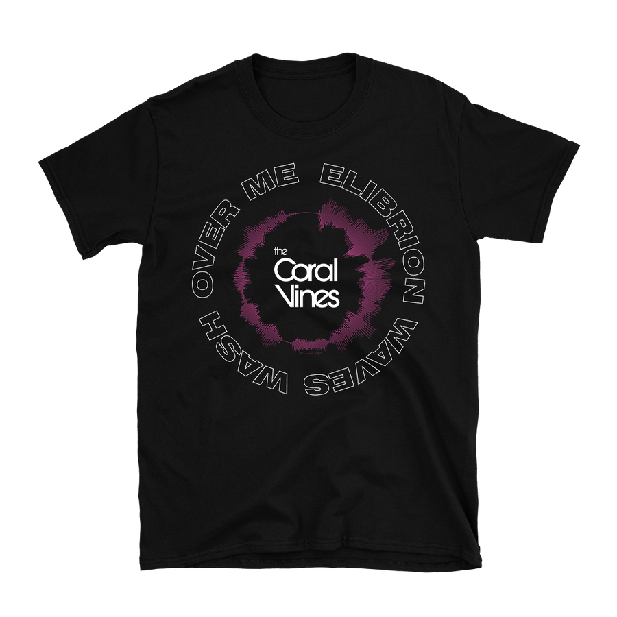 The Coral Vines - Sound Waves T-Shirt - Black