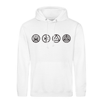 The Coral Vines - Symbols Pullover Hoodie - White