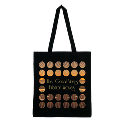The Coral Vines - Elibrion Waves Tote Bag - Black