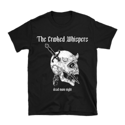 The Crooked Whispers - Dead Moon Night Skull T-Shirt - Black