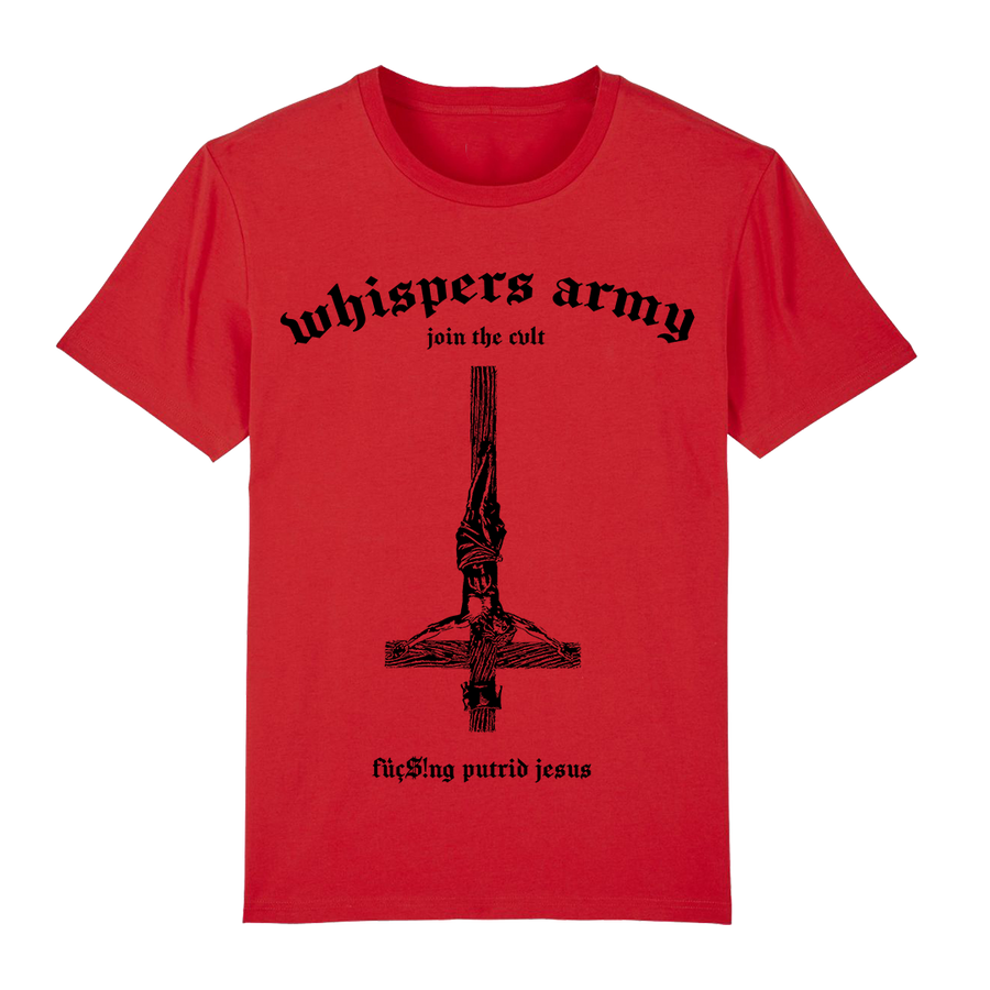 The Crooked Whispers - Whispers Army T-Shirt - Red