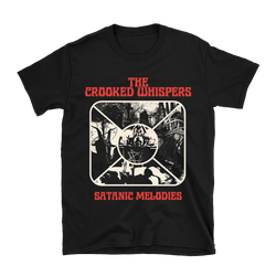 The Crooked Whispers - Satanic Melodies Collage T-Shirt - Black