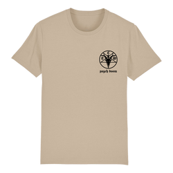 The Crooked Whispers - Pentagram Logo T-Shirt- Sand