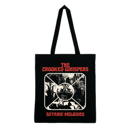 The Crooked Whispers - Satanic Melodies Collage Tote Bag - Black