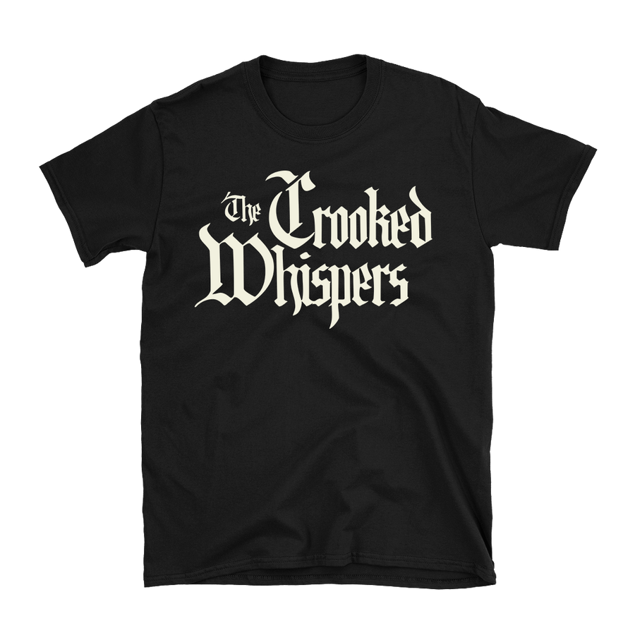 The Crooked Whispers - Logo T-Shirt - Black