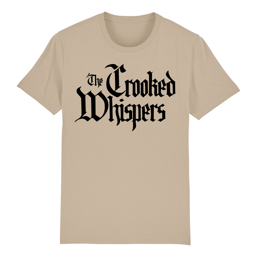 The Crooked Whispers - Logo T-Shirt - Sand