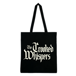 The Crooked Whispers - Logo Tote Bag - Black