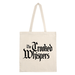 The Crooked Whispers - Logo Tote Bag - Natural