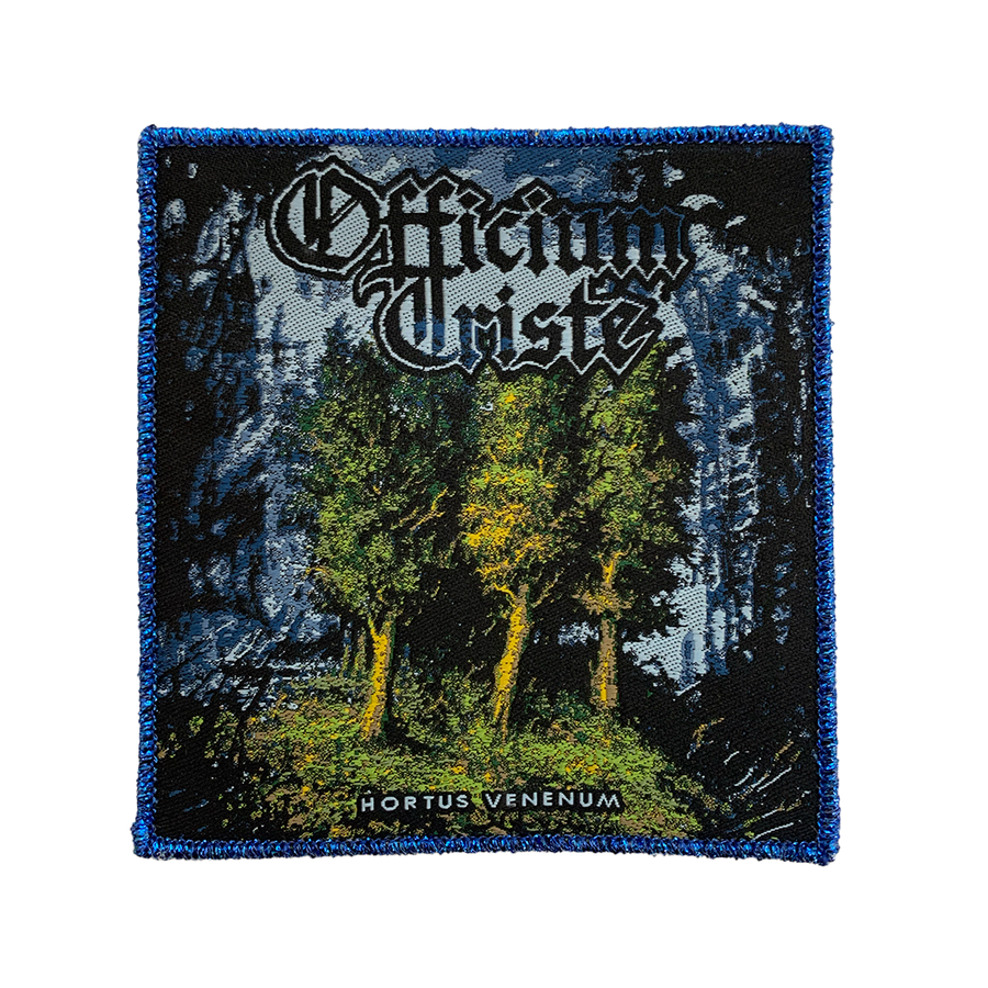 Officium Triste - Hortus Venenum Patch (Blue Border)