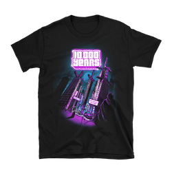 10,000 Years - Cyber City T-Shirt - Black