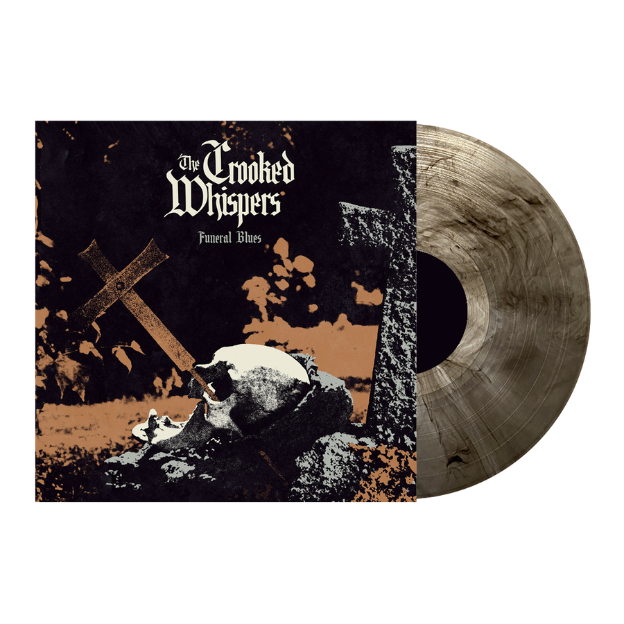 The Crooked Whispers - Funeral Blues Vinyl LP - Black & Copper Galaxy Marbled