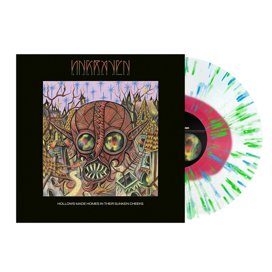 Ungraven - Hollows Made Homes In Their Sunken Cheeks Vinyl LP - Magenta In Clear & Splatter